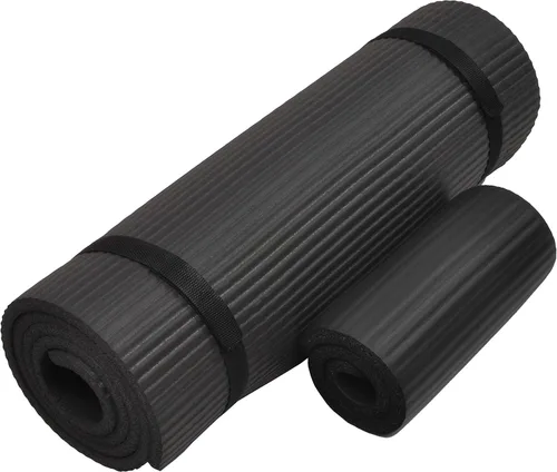 Miniatura 10 de Alfombrilla de correr Fitvids de 1/4" de espesor, alfombras antideslizantes para gimnasio, almohadilla de protección para el suelo, compatible