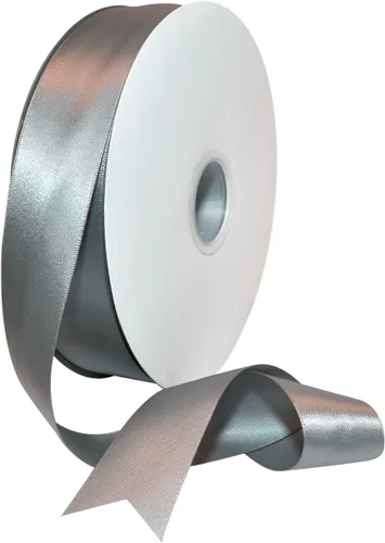 Miniatura 76 de Morex Ribbon Cinta de satén de doble cara de 1/4 pulgadas x 100 yardas, cinta blanca antigua para envolver regalos, tarjetas de regalo
