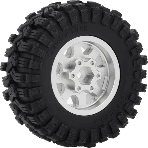 Miniatura 5 de MEUS RACING Juego de llantas Beadlock 1.2 con borde de latón para TRX4M SCX24 FCX24 AX24 1/24 1/18 auto RC Crawler, negativo 4mm 42g