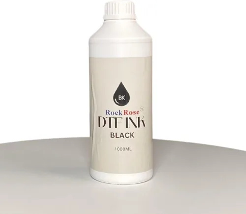 Miniatura 5 de RockRose Repuesto de tinta de transferencia negra DTF - Botella de 16.9 fl oz para películas de transferencia de calor e impresoras DTF