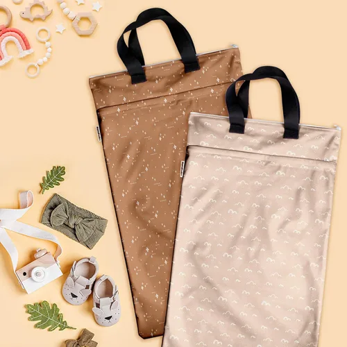 Miniatura 9 de Mama Koala Pañales de tela 3.0 para bebé con 6 insertos, con 2 paquetes reutilizables para colgar en seco y húmedo