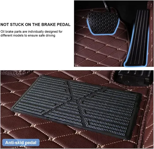 Miniatura 4 de Alfombrillas personalizadas para automóvil creadas con Opel Zafira 7seat 2008-2013, alfombrillas de lujo de piel sintética para todo tipo de clima
