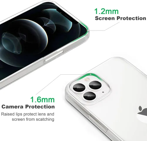 Miniatura 5 de JJGoo Funda compatible con iPhone 11 Pro, transparente, suave, a prueba de golpes, delgada, delgada, funda protectora para teléfono de 5.8 pulgadas