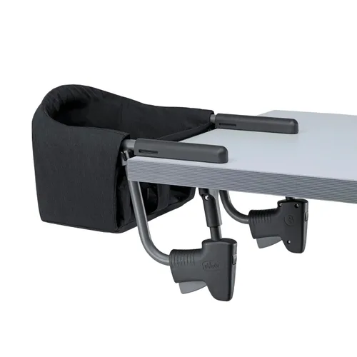 Miniatura 12 de Chicco FastLock 360 Trona Giratoria con Gancho, Trona Portátil para Bebés y Niños Pequeños, Se Instala en Segundos Carbón/Gris