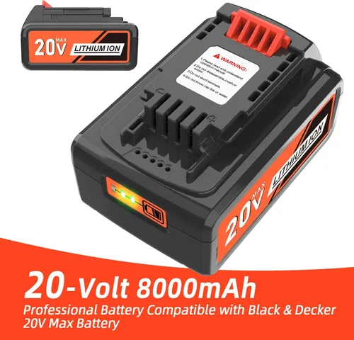 Miniatura 4 de Batería de repuesto para Black and Decker LBXR2520 LBXR2020 LBXR2020 LBX20 LBX20 LB2X4020 LB2X3020 y compatible con LCC221 LST522 LST201 LST220
