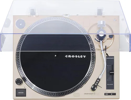 Miniatura 24 de Crosley KT100BT-CP - Sistema estéreo de tocadiscos Bluetooth con altavoces, champán