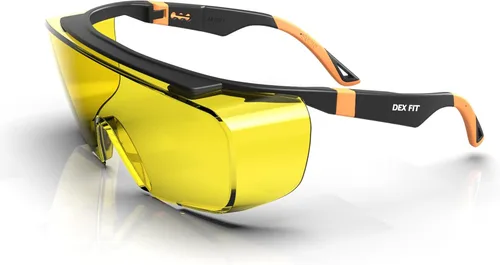 Miniatura 14 de DEX FIT SG210 OTG │ Gafas de seguridad para trabajo; protección ocular Z87 para hombres y mujeres, resistentes a la niebla y a los arañazos