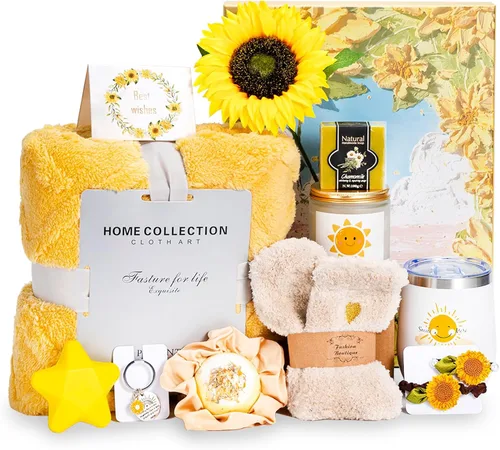Regalos Get Well Soon para mujeres, cesta de regalo de 14 piezas Get Well Soon después de la cirugía, paquete de cuidado para mujeres, regalos