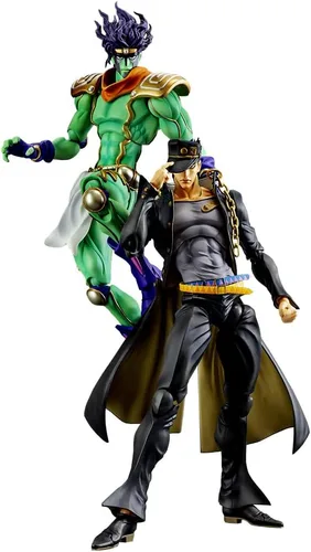 QAHEART Figuras de Star Platinum Kujo Jotaro/Brando Figuras de Anime Estatuas Figurillas de Acción Ultra Móviles Ornamentos Kujo Jotaro&estrella