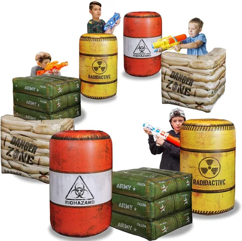 Miniatura 7 de Combat Battlefield compatible con etiqueta láser, pistola de agua, pistola de dardos, perfecto para actividades de cumpleaños de niños y niñas