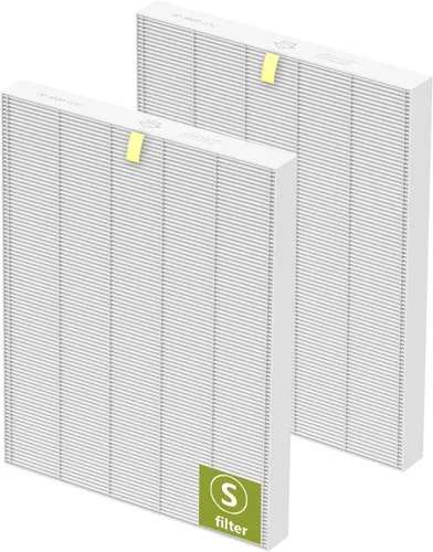 Miniatura 8 de Filtro de repuesto C545 S compatible con purificador de aire Winix C545, reemplaza a las piezas 1712-0096-00 y 2522-0058-00, paquete de 2 filtros