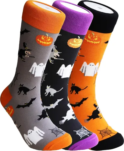 Sock Society Misc Sport Holiday Unisex Hombres Mujer Divertido Vestido Casual Patrón Crew Calcetines Divertidos