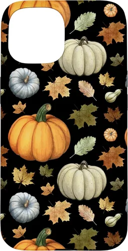 Miniatura 6 de iPhone 16 Falling Leaves Autumn and Pumpkin Happy Fall Case