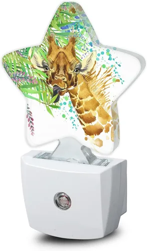 Miniatura 11 de Luces nocturnas de flores silvestres de hierbas, lámpara de pared enchufable, sensor inteligente del atardecer al amanecer para decoración