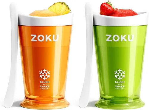 Miniatura 14 de Fábrica de batidos Zoku Slush y Shake Maker, color naranja, Casual, talla única , Azul