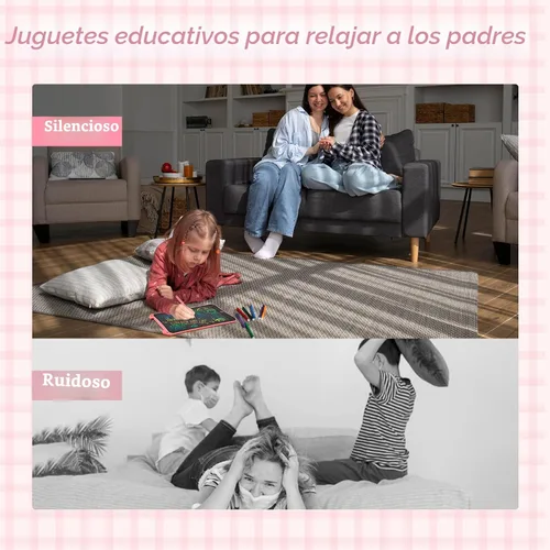 Miniatura 7 de EooCoo Juguetes para niños pequeños, tableta de escritura LCD para niños, paquete de 2 unidades, almohadilla de dibujo esencial de viaje para niños