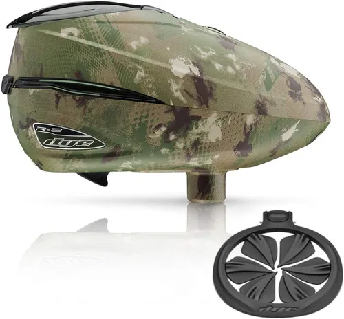 Miniatura 11 de Dye Cargador electrónico de paintball R2 Dye Rotor R2 Cargador Electrónico Paintball – Negro/Azul Hielo