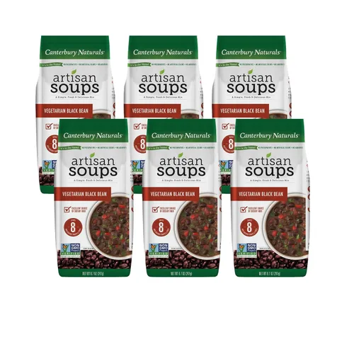 Miniatura 21 de Canterbury Naturals Mezcla de sopa artesanal, mezcla de sopa de fideos con pollo, sin OMG, hace 8 porciones, bolsa de 6.5 onzas (paquete de 3)