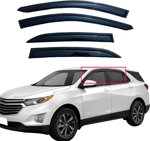 Miniatura 34 de Viseras adhesivas para ventana, protectores de lluvia compatibles con Honda Civic Hatchback 2022-2025, visera de ventilación lateral, deflector