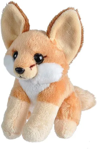 Miniatura 2 de Wild Republic Pocketkins Eco Fennec Fox, animal de peluche, 5 pulgadas, juguete de peluche, hecho de materiales reciclados, respetuoso con el medio