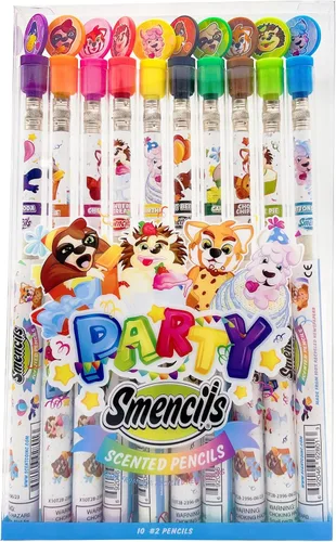 Miniatura 12 de Lápices de grafito Smencils (paquete de 2) – Lápices perfumados gourmet patentados HB #2, 10 unidades, regalos para niños, útiles escolares Original