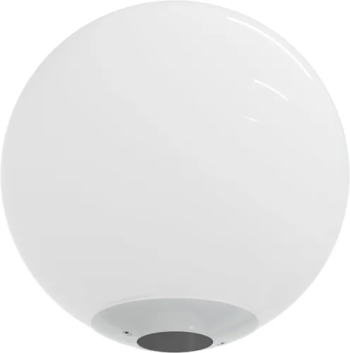 KASTLITE Accesorio de iluminación combinado de poste de lámpara | Lente acrílica blanca de 14 pulgadas con clips de ala de ajuste blancos | Se