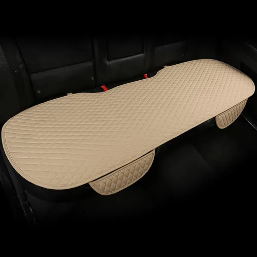 Miniatura 13 de West Llama Fundas Protectoras Inferiores de Cuero PU para Asientos de Automóvil Incluyen 1 Par de Almohadillas Protectoras de Asiento Delantero