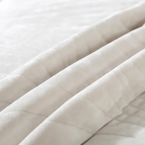 Miniatura 245 de HoneiLife - Juego de colcha de tamaño Queen, juego de ropa de cama de pana bordada de 3 piezas, colcha de lujo, ligera, cálida, para todas las Pana