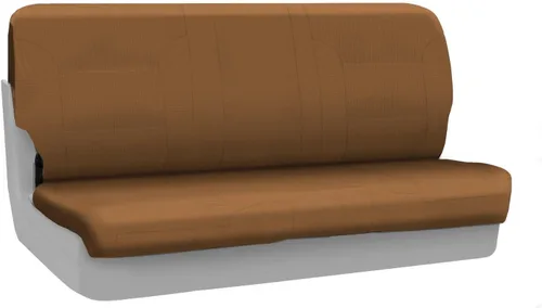 Miniatura 11 de Coverking Funda de asiento de banco delantero sólido de ajuste personalizado para modelos seleccionados de la serie F de Ford - taladro de Cachemir