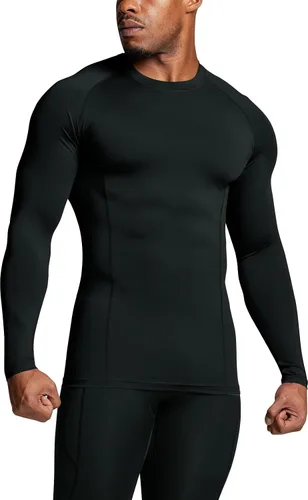 Miniatura 8 de ATHLIO - Paquete de 1 o 3 camisetas de compresión de manga larga con protección FPU 50 para hombre camiseta de protección para deportes acuáticos