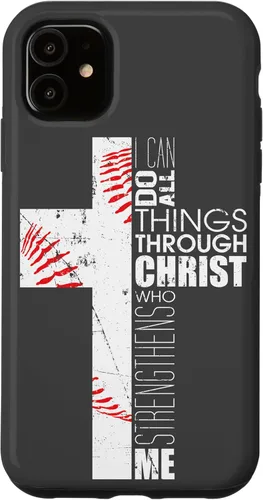 El teléfono del béisbol del iPhone 11 encajona el caso de la cruz cristiana de los niños de los regalos de los jugadores