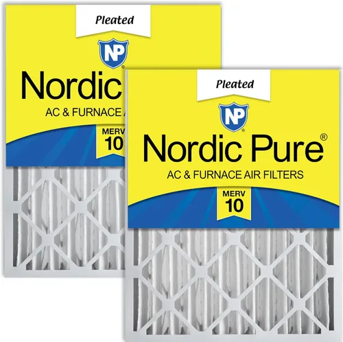 Miniatura 27 de Nordic Pure 12 x 24 x 4 (tamaño real: 11 1/2 x 23 3/8 x 3 5/8) de carbono puro plisado para reducción de olores Merv 8, filtro para horno, 1 paquete