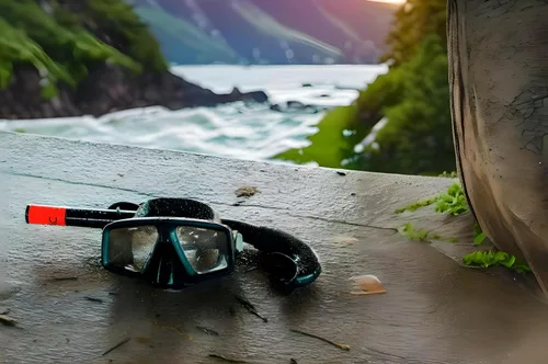 Miniatura 5 de ATACLETE Máscara de buceo de doble lente de bajo volumen para buceo, esnórquel y entrenamiento militar subacuático, diseño de perfil bajo
