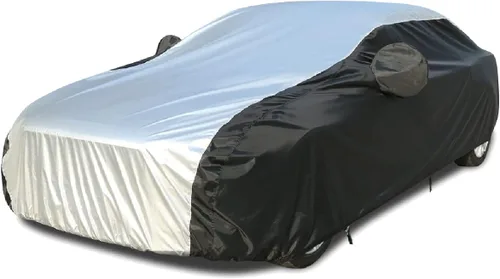 Coverado Funda para Automóvil Impermeable para Todo Tipo de Clima, Fundas Exteriores Completas Ligeras 210D, Protección contra Nieve, Viento, Sol y