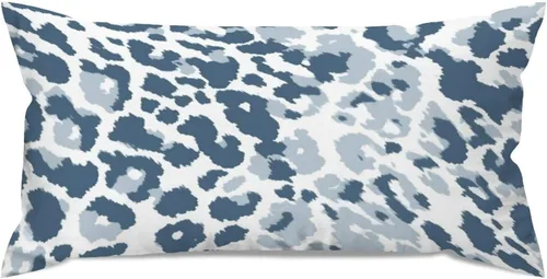 Miniatura 25 de Fundas de almohada con estampado de leopardo y guepardo negro y marrón, 12 x 18 pulgadas, fundas de cojín de granja para sofá, sala de estar