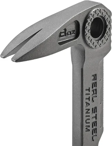 Miniatura 2 de REAL STEEL 12" Extractor de uñas de titanio de doble extremo con huella de gato, palanca de construcción 0694