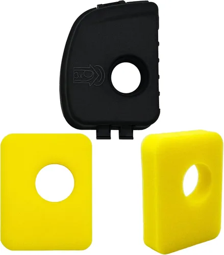 Miniatura 5 de Filtro de espuma de repuesto para filtro de aire 799579 apto para filtros de aire de motor BS Bujía compatible con cortacésped Briggs y Stratton