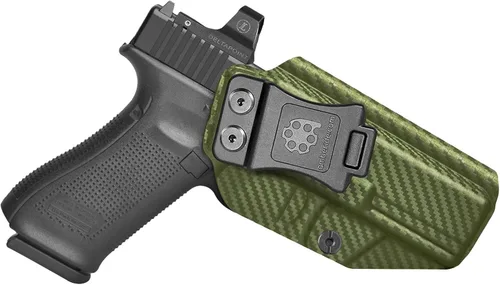 Miniatura 12 de Amberide IWB Kydex Holster for Glock 17/22 / 31/34 Gen 1-5, Concealed Carry, MOS and Non-MOS Options Available, Adjustable Cant, Posi-Click Fibra
