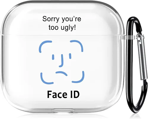 Miniatura 38 de Funda transparente para AirPods de 2ª generación de 1ª generación, diseño de gatito kawaii para mujeres, hombres y niños, funda de carga de TPU