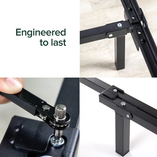 Miniatura 11 de ZINUS - Base metálica Compack de soporte para cama, 7 pulgadas, para colchón y somier, color negro, tamaño individual Blanco