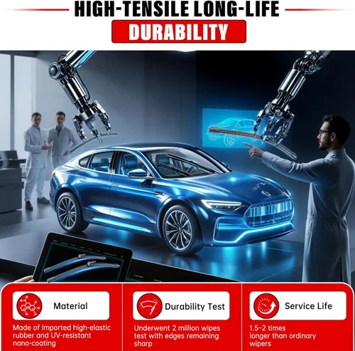 Miniatura 7 de Escobillas limpiaparabrisas de repuesto para Ford Expedition Lincoln Navigator 2018 2019 2020 2021 2022 Calidad original de fábrica Juego