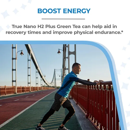 Miniatura 6 de True Nano H2 con té verde de H2 Universe Hidrógeno molecular con nanoburbujas de hidrógeno activo, aumenta la energía, potente antioxidante 60