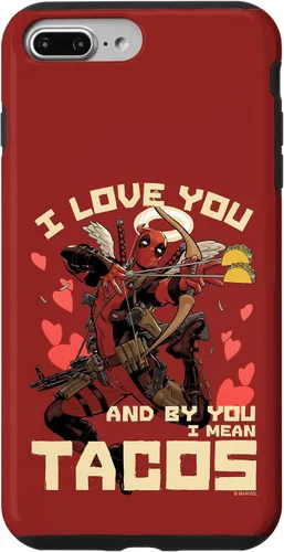 Miniatura 24 de Marvel Deadpool I Love You and by You I Mean Tacos - Carcasa para iPhone 17
