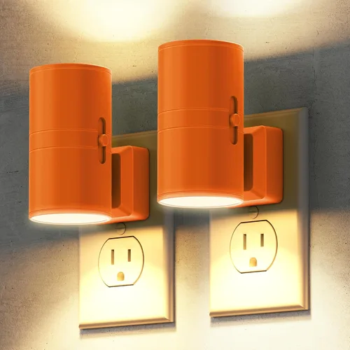 Miniatura 12 de Briignite - Luces nocturnas led enchufables, 3CCT, sensor de anochecer a amanecer, de 3000 K, regulable para pasillo, dormitorio, escalera, paquete
