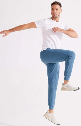 Miniatura 7 de Libin Pantalones deportivos de golf elásticos en 4 direcciones con bolsillos, pantalones de vestir ajustados para trabajo, pantalones deportivos
