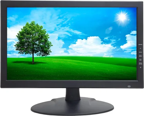 1stPV Precision - Monitor LED de seguridad 4K escalado de 18.5 pulgadas, supermuestreo antialiasing (SSAA) para detalles ultra suaves, píxeles
