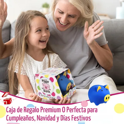 Miniatura 8 de Alcancía Mágica para Niños y Adultos - Banco de Dinero de Plástico Irrompible con Cerradura, Banco de Monedas que Brilla en la Oscuridad - Regalo