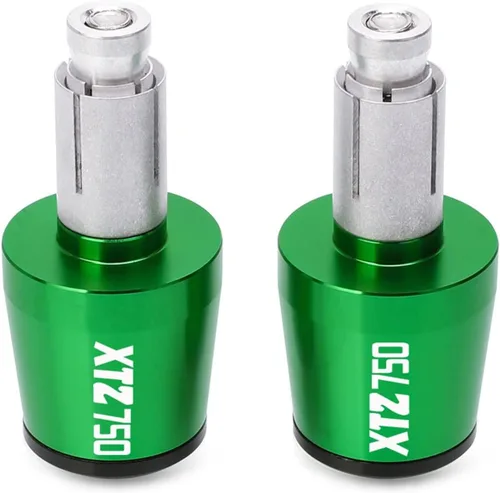 Miniatura 12 de Extremos de manillar de motocicleta para XTZ 750 XTZ750 Super TENERE 1989-1996 22MM manillar Grips Cap Anti vibración Silder Plugs (Color : 1)