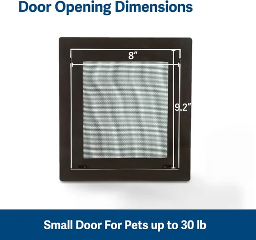Miniatura 6 de PetSafe Puerta con Malla para Mascotas - Resistente, Resistente a Desgarros y Perforaciones, Solapa de Malla para Perros y Gatos - Compatible