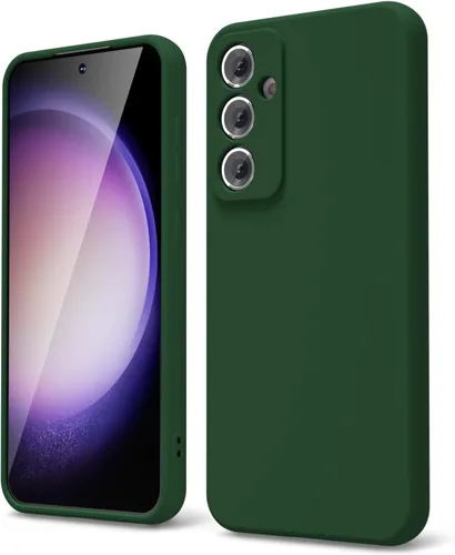 Miniatura 242 de oakxco Funda para teléfono Samsung Galaxy S21 Ultra con agarre de silicona líquida, bonita funda delgada y delgada de goma suave de TPU lisa